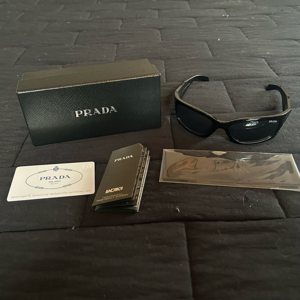 Prada Dark-Toned Sunglasses with Case